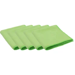 Ti'Pi - Lavettes Microfibres 100% recyclées - Lot de 5 - Anti rayures - Lavables et réutilisables