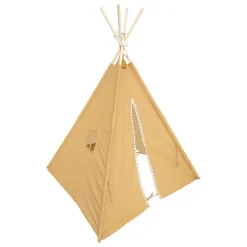 Tipi enfant Wapi - coton et peuplier - jaune ocre - Atmosphera