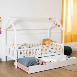 Tiroir-lit blanc - HAPPY GARDEN