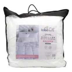 TOISON D'OR - Oreiller - Epure - Confort médium - 65x65 cm - Blanc