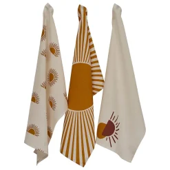 Torchons Solaris ocre 45x70,1cm - Atmosphera