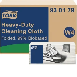 Tork Chiffon de nettoyage ultra-résistant biosourcé blanc W4, technologie exelCLEAN, 4 x 105 chiffons, 930179