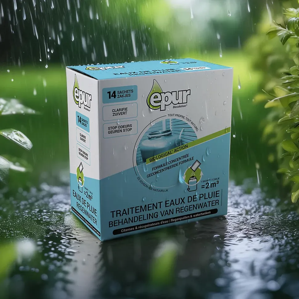 Traitement des eaux de pluie citernes & récupérateurs d'eau Epur 14 sachets