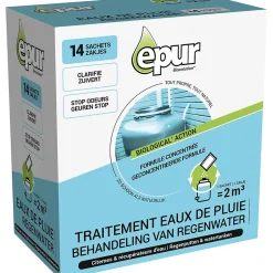 Traitement des eaux de pluie citernes & récupérateurs d'eau Epur 14 sachets