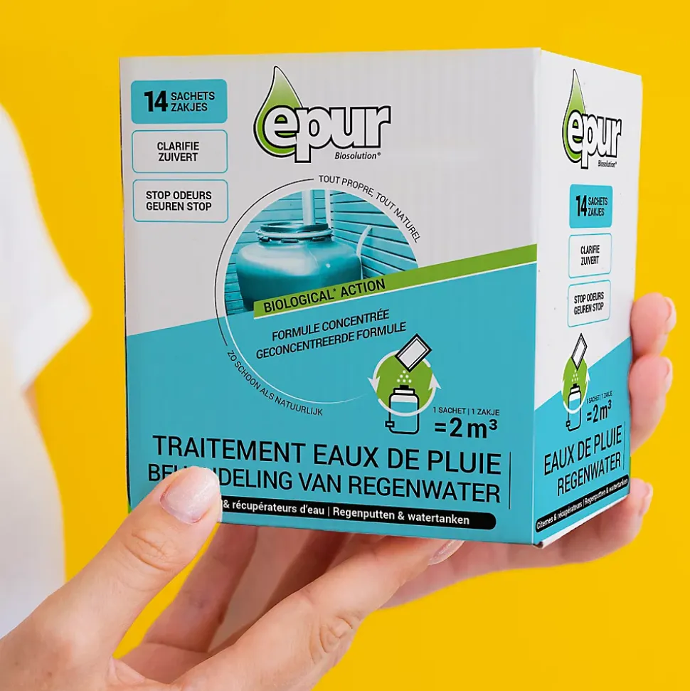 Traitement des eaux de pluie citernes & récupérateurs d'eau Epur 14 sachets
