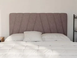 Tête de lit 150 cm - Tissu - Violet clair - LIDAMA
