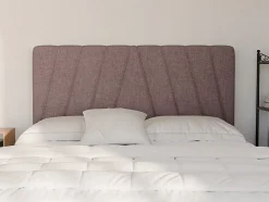 Tête de lit 150 cm - Tissu - Violet clair - LIDAMA