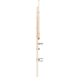 Tête de lit 135 cm bois massif de pin vidaXL
