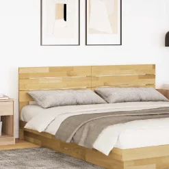 Tête de lit 180 cm en bois massif de chêne vidaXL