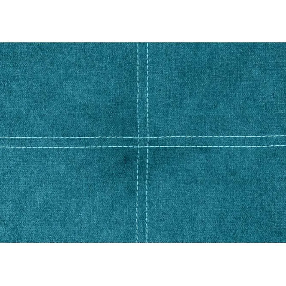 Tête de lit - Dalia - Turquoise - Tissu anti-taches Aqualine - 170 cm - Design contemporain