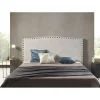 Tête de lit - ECCOX - Ambar - Tissu Aquaclean - Gris - 160x115x8 cm