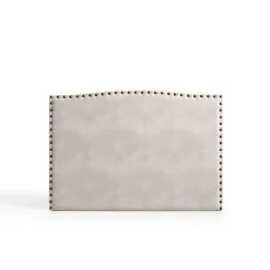 Tête de lit - ECCOX - Ambar - Tissu Aquaclean - Gris - 160x115x8 cm