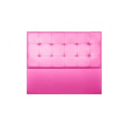 Tête de lit - ECCOX - Aster - Similicuir rose - 145 cm - Épaisseur 8 cm - Garantie 2 ans