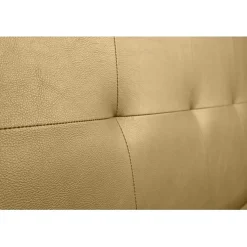 Tête de lit - ECCOX - Aster - Similicuir doré - 130 cm - Épaisseur 8 cm - Anti-taches
