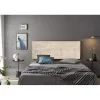 Tête de lit - ECCOX - Cala - Tissu beige - 220 cm - Rembourrage en mousse HR