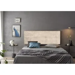 Tête de lit - ECCOX - Cala - Tissu beige - 220 cm - Rembourrage en mousse HR