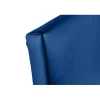 Tête de lit - ECCOX - Cala - Similicuir bleu - 130 cm - Rembourrage en mousse HR