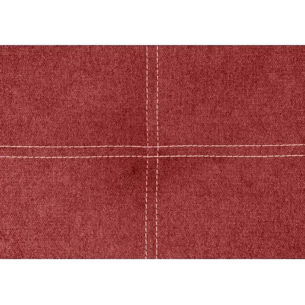 Tête de lit - ECCOX - Dalia - Tissu Aqualine - Rouge - 170 cm - Rembourrée