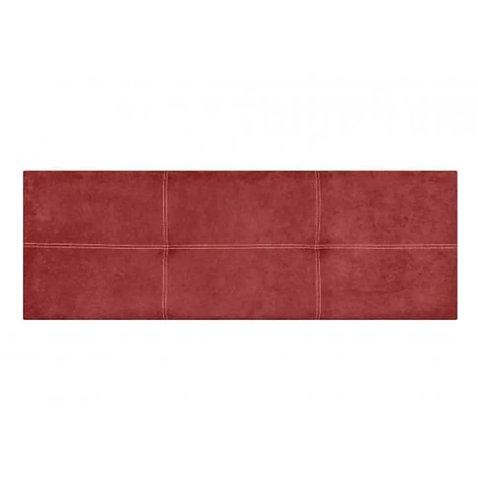 Tête de lit - ECCOX - Dalia - Tissu Aqualine - Rouge - 170 cm - Rembourrée