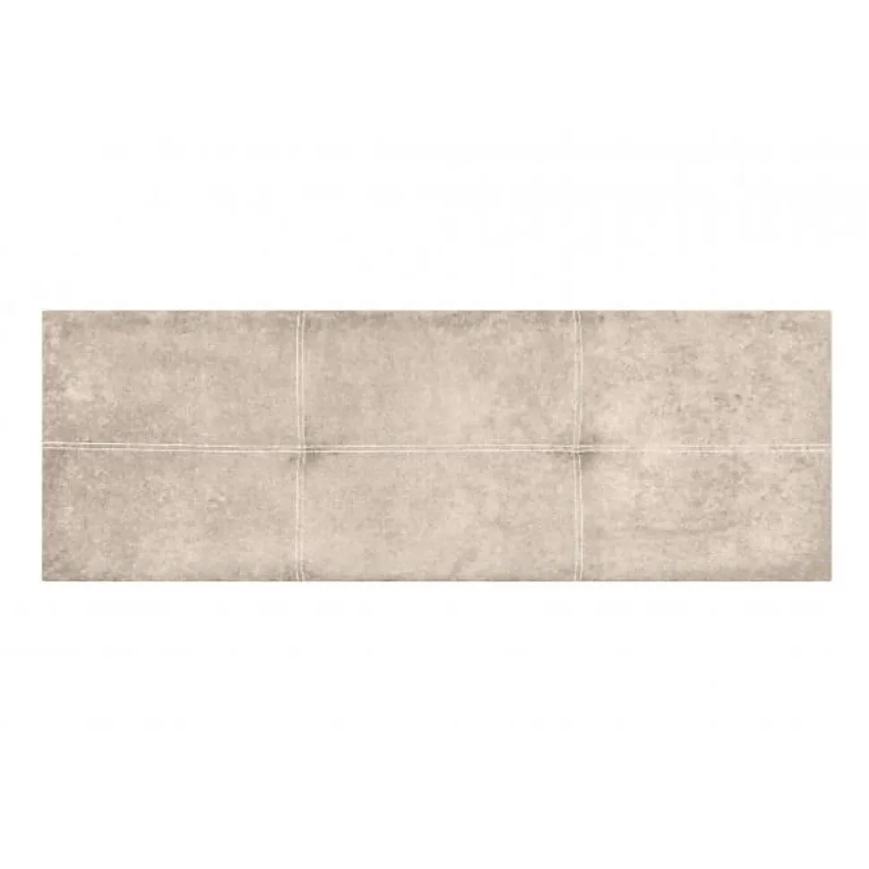 Tête de lit - ECCOX - Dalia - Tissu anti-taches Aqualine - Beige - 130 cm