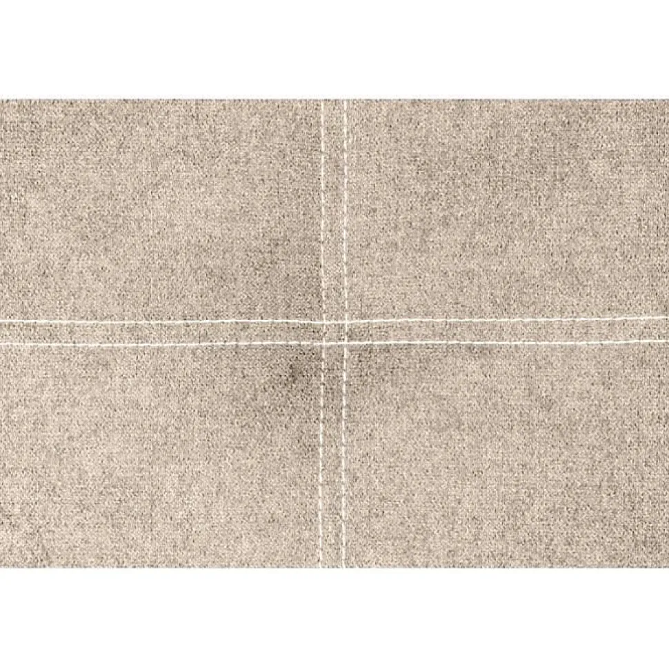 Tête de lit - ECCOX - Dalia - Tissu anti-taches Aqualine - Beige - 130 cm