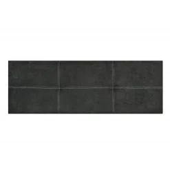 Tête de lit - ECCOX - Dalia - Tissu Aqualine Gris - 130 cm - Rembourrée et élégante