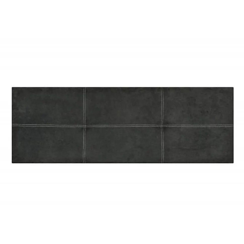 Tête de lit - ECCOX - Dalia - Tissu Aqualine - Gris - 160 cm - Rembourrée