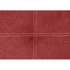 Tête de lit - ECCOX - Dalia - Tissu Aqualine - Rouge - 130 cm - Rembourrée