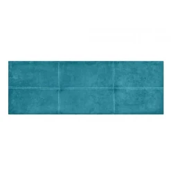 Tête de lit - ECCOX - Dalia - Tissu Aqualine - Turquoise - 145 cm - Rembourrée