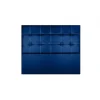 Tête de lit - ECCOX - Iris - Similicuir bleu - 115 cm - Design contemporain