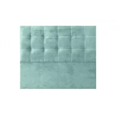 Tête de lit - ECCOX - Iris - Tissu antitache - Vert - 160 cm - Design contemporain