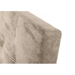 Tête de lit - ECCOX - Iris - Tissu antitache - Beige - 160 cm - Design contemporain