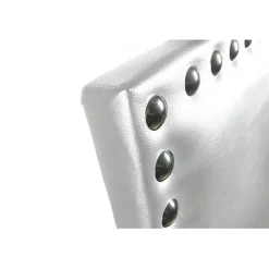 Tête de lit - ECCOX - Lily - Similicuir blanc - 130 cm - Design moderne et élégant