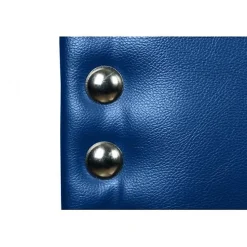 Tête de lit - ECCOX - Lily - Similicuir bleu - 160 cm - Design moderne et élégant