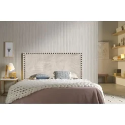 Tête de lit - ECCOX - Lily - Tissu beige - Antitache - Fabrication espagnole