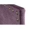 Tête de lit - ECCOX - Lirio 145 - Tissu antitache - Violet - Hauteur 120 cm