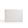 Tête de lit - ECCOX - Zafiro - Similicuir blanc - 115x115x8 cm - Aquaclean antitache