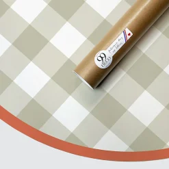 Tête de lit - Vichy - intissé 225g/m² - pré-encollé - Vert - 110x140cm