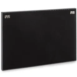 Tête de lit Aura recouverte de tissu Gris Foncé 90x60 cm