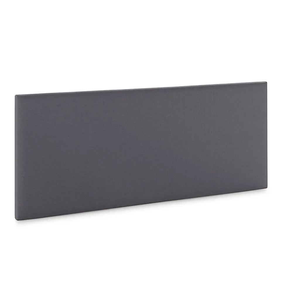 Tête de lit Aura recouverte de tissu Gris Foncé 140x60 cm