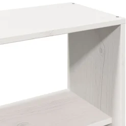 Tête de lit avec rangement blanc 140 cm bois massif de pin vidaXL