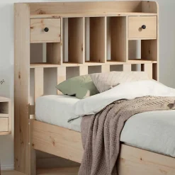 Tête de lit avec rangement 75 cm bois massif de pin vidaXL