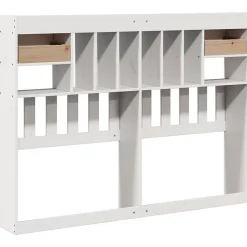 Tête de lit avec rangement blanc 160 cm bois massif de pin vidaXL