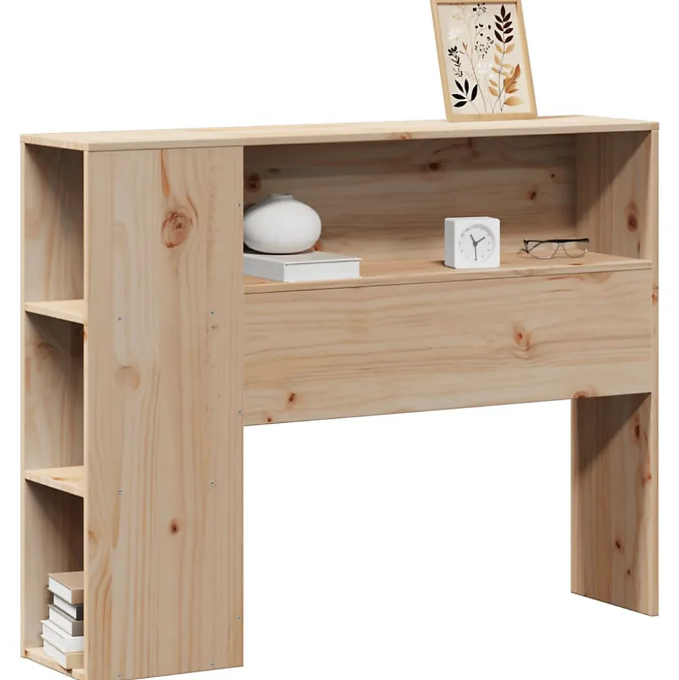 Tête de lit avec rangement 100 cm bois massif de pin vidaXL