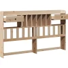 Tête de lit avec rangement 180 cm bois massif de pin vidaXL