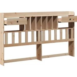 Tête de lit avec rangement 180 cm bois massif de pin vidaXL