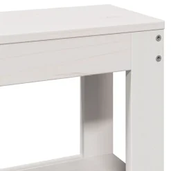 Tête de lit avec étagères blanc 160 cm bois massif de pin vidaXL