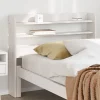 Tête de lit avec étagères blanc 100 cm bois massif de pin vidaXL