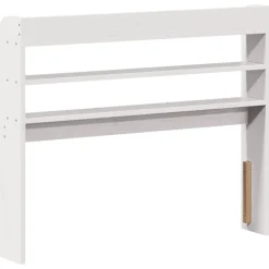 Tête de lit avec étagères blanc 75 cm bois massif de pin vidaXL