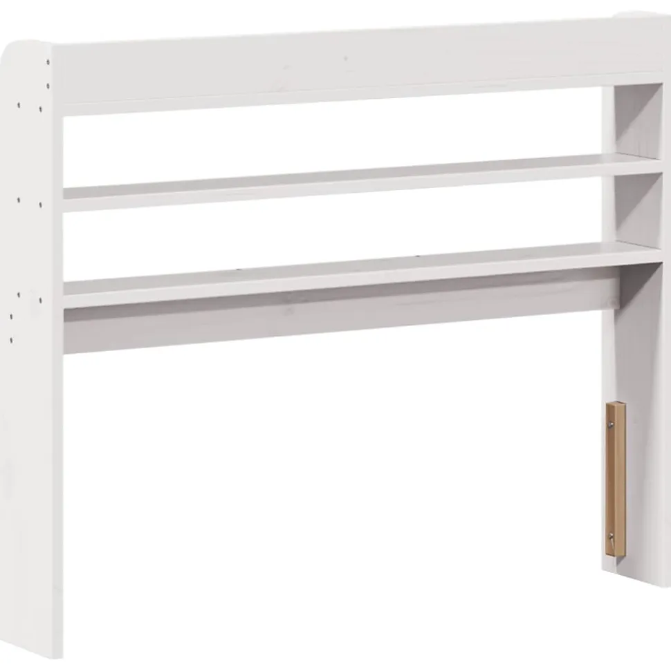 Tête de lit avec étagères blanc 75 cm bois massif de pin vidaXL